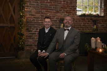 Reading At Gay Wedding Of Rory And Colin Image By Hoult Photography Via Gay Wedding Guide 1 5 344X230