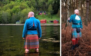 Ryan Dressed In Scotish Clothes 6 368X229