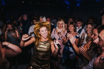 Singer At Lee And Simon Gay Wedding At Bombay Sapphire Distillery Gay Wedding Guide Image By This And That Photography 1 5 344X230