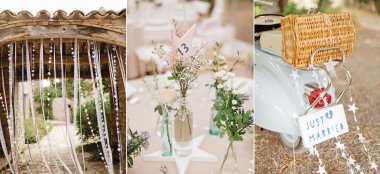 Stars And Pastels Wedding Theme Ideas Decor By Knot And Pope Image Matt Parry Wedding Photography 6 380X174