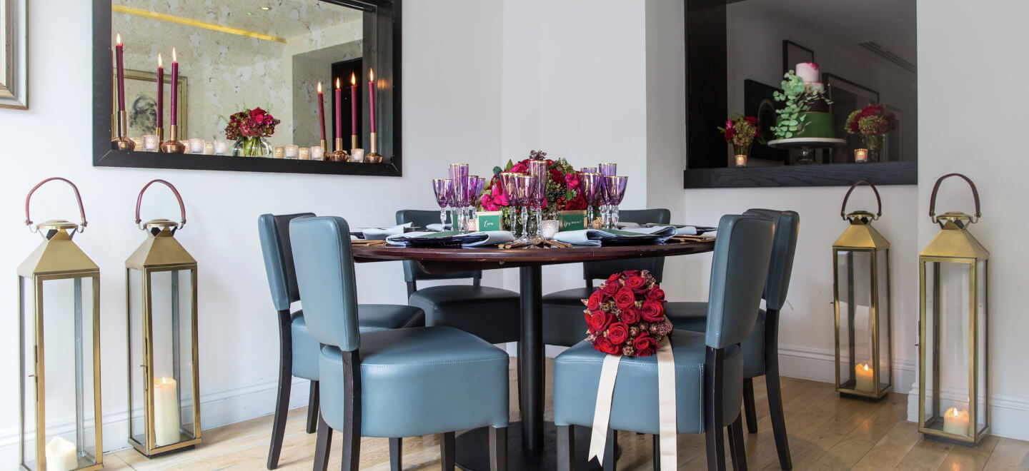 table setting 2 at London House Gordon Ramsay Wedding gay wedding guide 9
