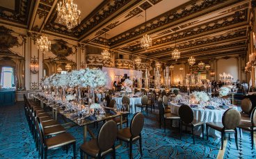 Table Setup And Restaurant Overview At Derrick And Michael Gay Wedding Party 5 368X229