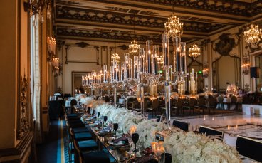 Table Setup At Derrick And Michael Gay Wedding Party 3 5 368X229