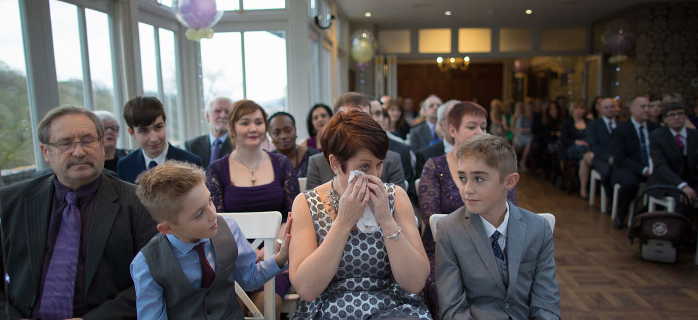 tears at Jak and Jules at their lesbian wedding image copyright Ragdoll Photography via The Gay Wedding Guide 3 5