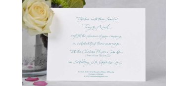 Tony Asad Gay Wedding Stationery Pemberley Fox Stationers Via The Gay Wedding Guide 6 380X174