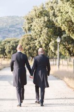 Walking Away Juan Manuel And Reyes Gay Wedding Spain By Vamonos De Bodorrio Gay Destination Wedding 1 5 153X230