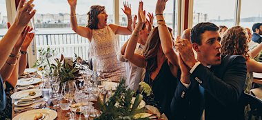 Wedding Celebrations At The Narrow Gordon Ramsay Wedding Via Gay Wedding Guide 9 380X174