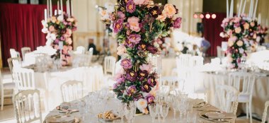 Wedding Reception Table Layout By Luxury Wedding Planner La Fete Gay Wedding Guide 6 380X174