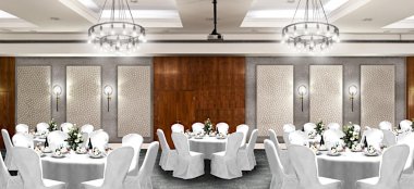 White Wedding Theme Reception At Mercure Nottingham Wedding Venue Gay Wedding Guide 9 380X174