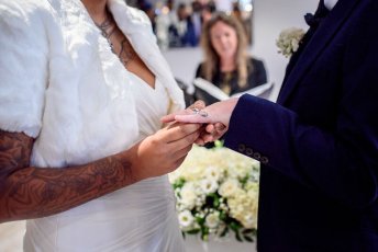 With This Ring Real Lesbian Wedding Image Copyright Corina Oghina Via The Gay Wedding Guide 1 5 344X230