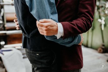 Grooms Cuddle At Styled Gay Wedding Shoot At Germany Fabric Factory.1 Image By Juliabartelt 1 5 344X230
