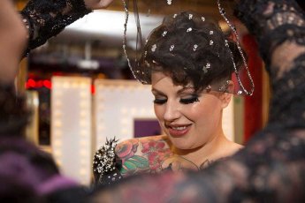 Lgbt Wedding Lgbt Wedding Styled Shoot Heavy Metal Wedding Details Tattoed Brides Paola De Paola Photography 46 1 5 345X230