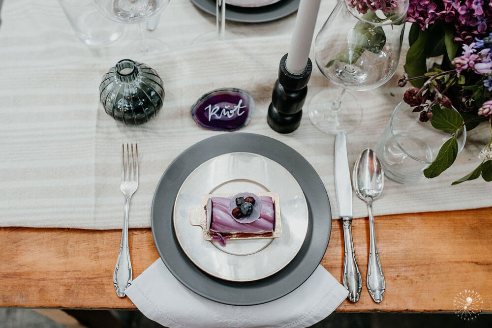 Pudding at styled gay wedding shoot at Germany fabric factory.1 Image by JuliaBartelt 1 5