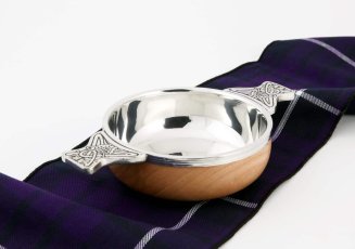 Presentation Elm Pewter Quaich 1 2 327X230