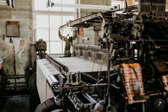Weaving Machine At Styled Gay Engagement Shoot At Germany Fabric Factory.1 Image By Juliabartelt 1 5 344X230