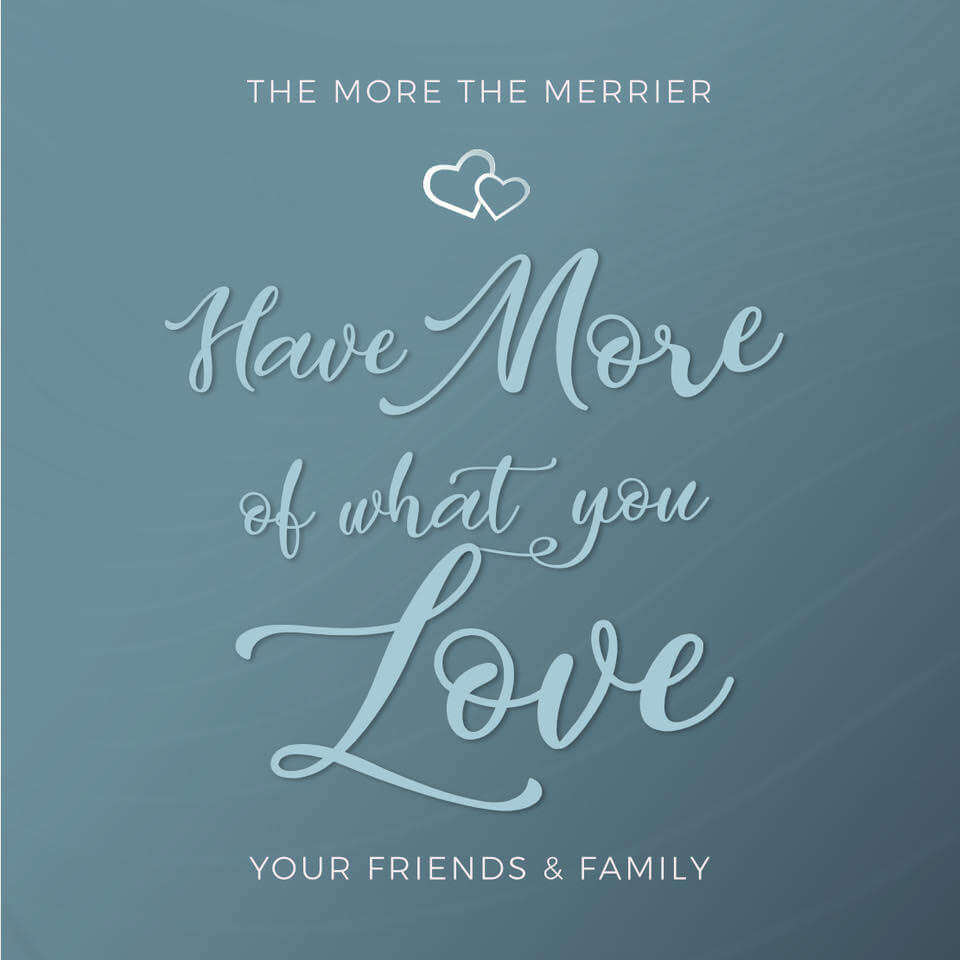 The More The Merrier Same Sex Friendly Wedding Discount In