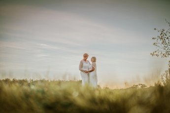 Same Sex Wedding Couple In Field Tom Halliday Photography 345X229