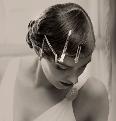 1930S Lipstick Curls 6 2 - How To: Get A Vintage Hair &Amp; Makeup Bridal Look 1930S-Lipstick_Curls-6