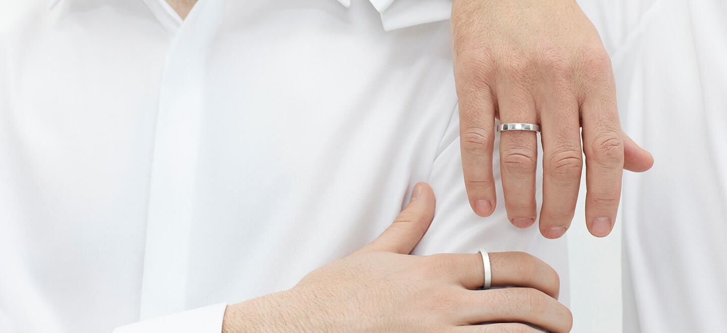 Alice Made This Platinum Wedding Bands Precision Jewellery Via Gay Wedding Guide 2 - How To Choose A Wedding Ring: Trends, Tips &Amp; More Gay Wedding Guide