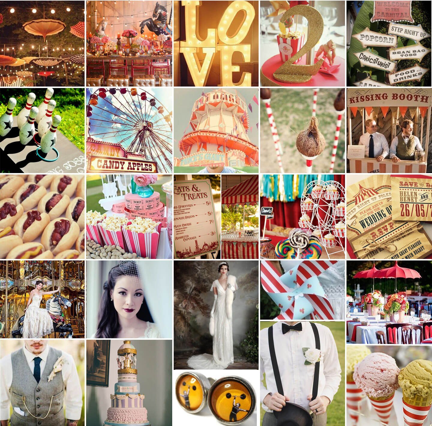 Carnival Wedding Theme