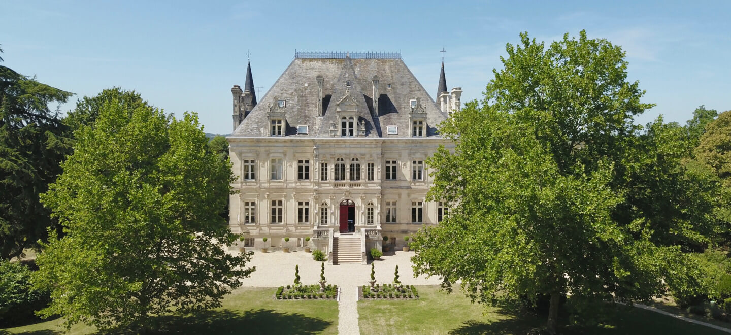 Chateau De La Valouze External Aerial View Gay Destination Wedding South Of France 2 - Top 10 Same-Sex Destination Weddings And Honeymoons That Will Make You Pop The Question Today Gay Wedding Guide
