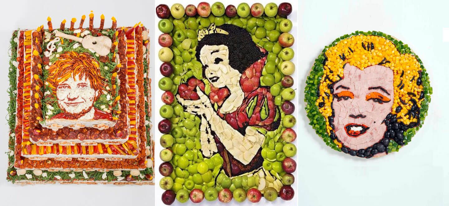 Food Is Art Healthy Options Edible Wedding Sculptures Via The Gay Wedding Guide 2 - The Coolest Edible Sculptures Gay Wedding Guide