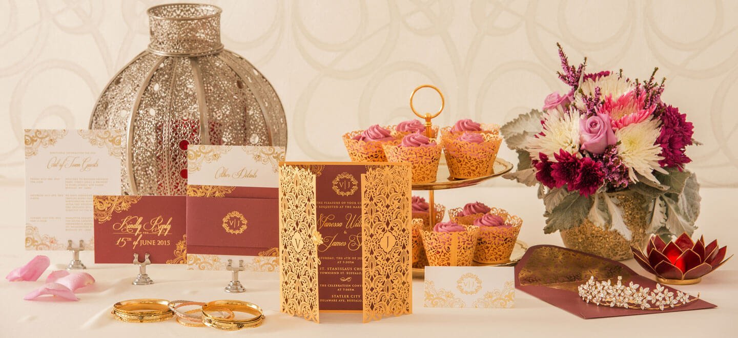 Gold Moroccan Style Laser Cut Wedding Invitation By Brilliant Wedding Stationery Maker Adorn Invitations Via Gay Wedding Guide 1 - Wedding Stationery Trends Gay Wedding Guide