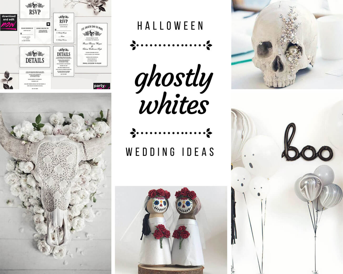 Halloween Wedding Ideas Moodboard The Gay Wedding Guide Ghostly Whites 2 - 6 Style Steals: Same-Sex Wedding Theme Ideas Halloween Wedding Ideas Moodboard The Gay Wedding Guide Ghostly Whites 2 - 6 Style Steals: Same-Sex Wedding Theme Ideas Gay Wedding Guide