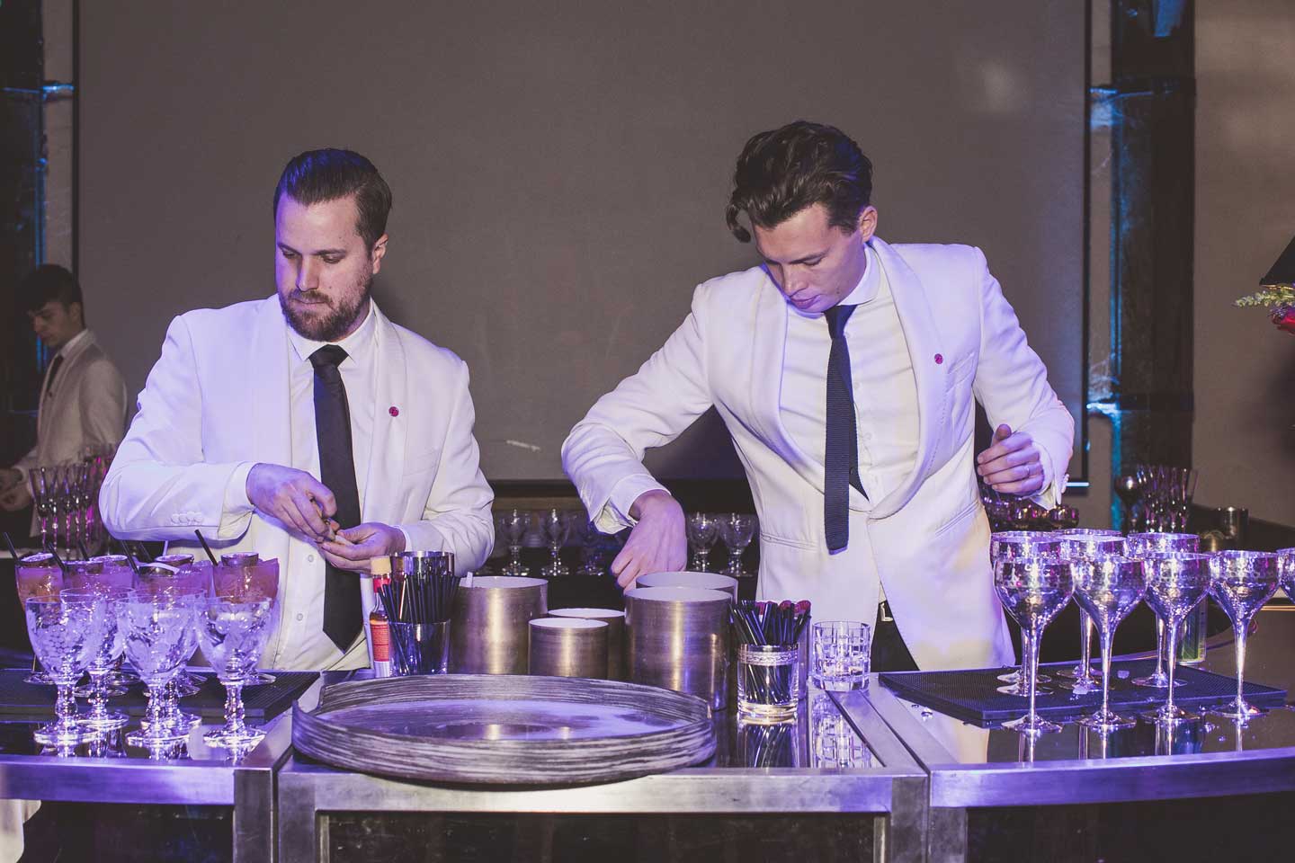 Hampton Court Palace Wedding Showcase Bar Tenders Image Copyright Nick Rose Photography 2 - Party At A Palace Gay Wedding Guide