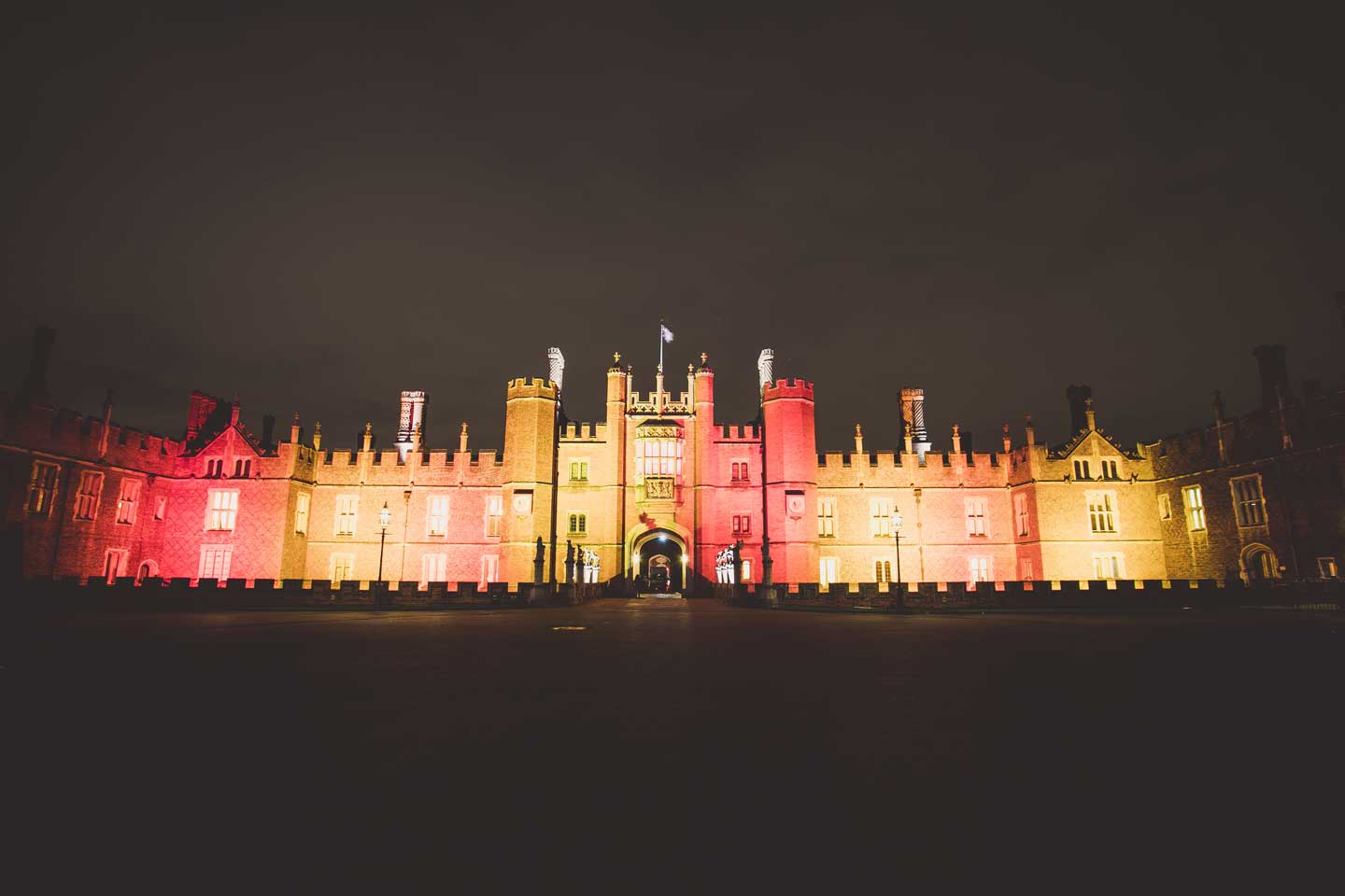 Hampton Court Palace Wedding Showcase Exterior Image Copyright Nick Rose Photography 2 - Party At A Palace Gay Wedding Guide