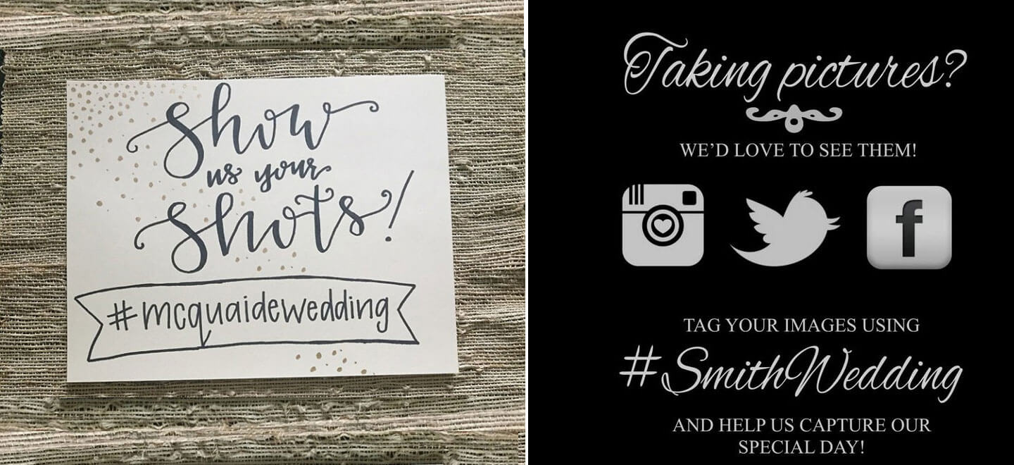 Hashtag-wedding-signs-gay-wedding-guide