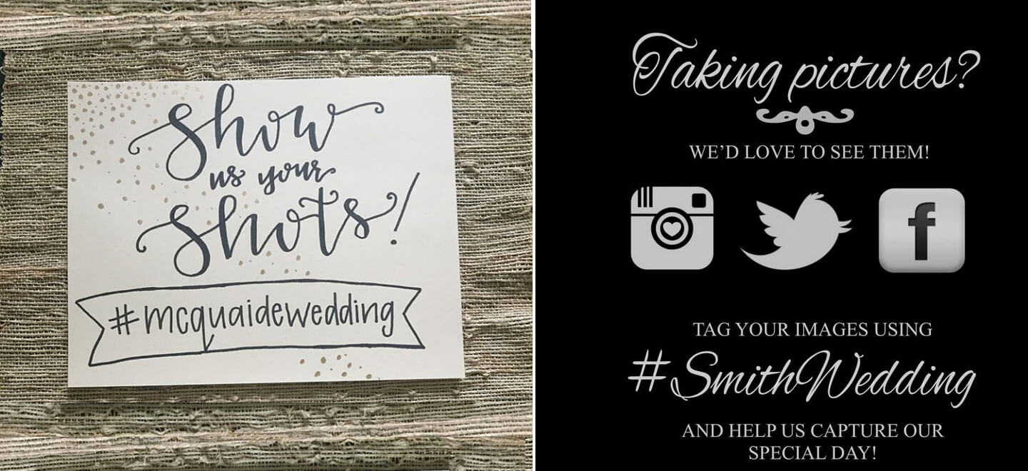 Hashtag Wedding Signs Gay Wedding Guide 3 - #Weddings Unplugged: Mobile &Amp; Social Media At Your Wedding Hashtag-Wedding-Signs-Gay-Wedding-Guide
