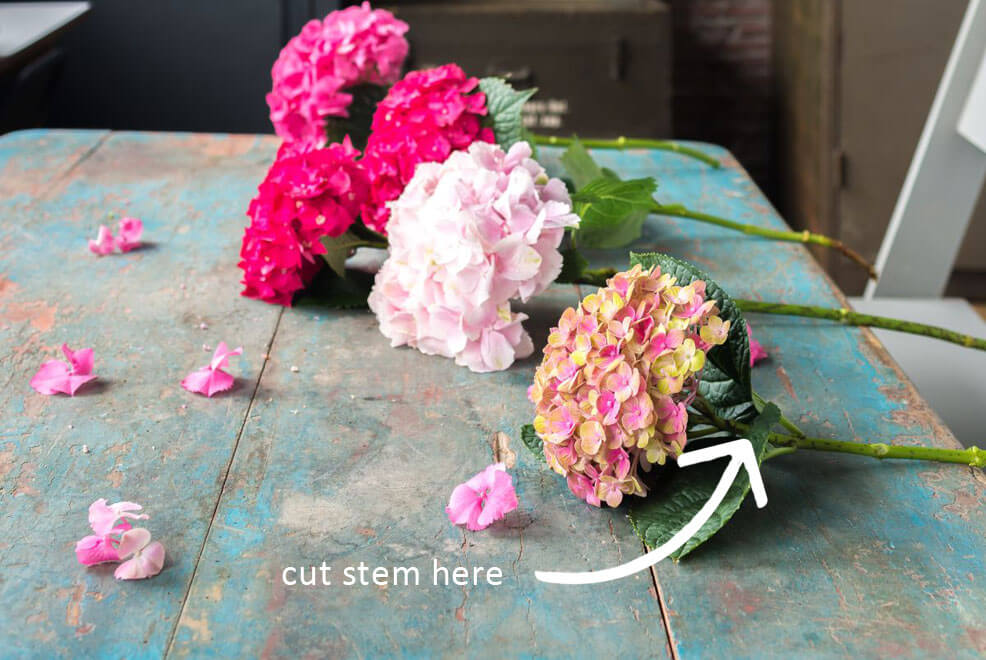 How To Create A Diy Hydrangea Heart Oasis Shape Wedding Cut Stem Via The Gay Wedding Guide 2 - Diy Tutorial: How To Make A Diy Floral Heart Gay Wedding Guide