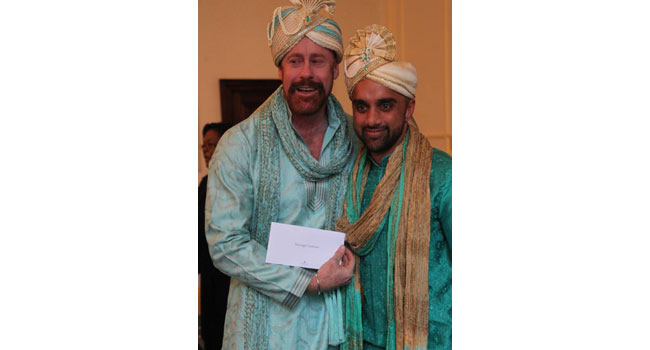 Indian Wedding Outfits Gay Grooms 2 - Experts At Work: Indian And Peacock Gay Wedding Theme Indian-Wedding-Outfits-Gay-Grooms