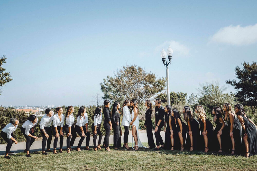 Kim And Kaycee Bridal Parties Group Lesbian Wedding Photography By Ruffmedia Via The Gaywedding Guide 2 - How To Plan A Destination Wedding In The Us Kim And Kaycee Bridal Parties Group Lesbian Wedding Photography By Ruffmedia Via The Gaywedding Guide 2 - How To Plan A Destination Wedding In The Us Gay Wedding Guide
