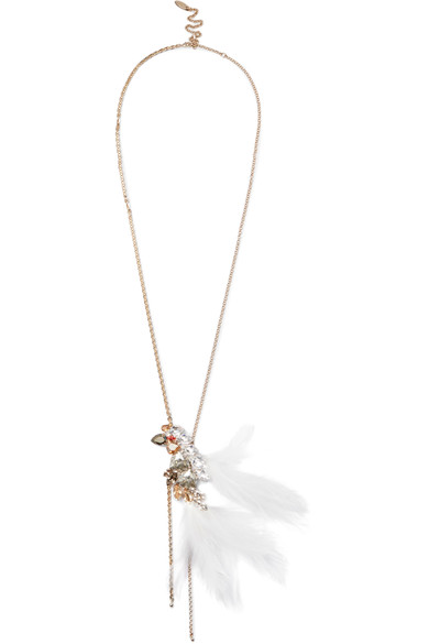 Lanvin Feather Necklace 2 - Ss18 Bridal Trends Lanvin Feather Necklace 2 - Ss18 Bridal Trends Gay Wedding Guide