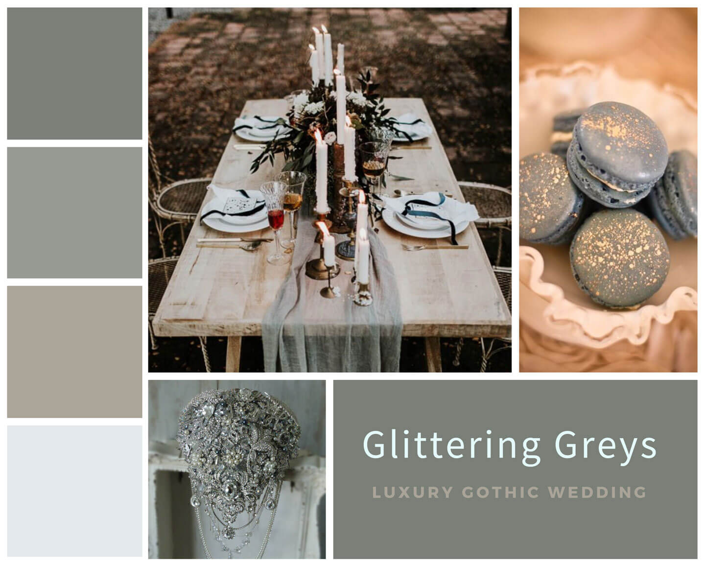 Luxury Gothic Wedding Ideas Mood Boards Gay Wedding Guide Glittering Greys 2 - 6 Style Steals: Same-Sex Wedding Theme Ideas Luxury Gothic Wedding Ideas Mood Boards Gay Wedding Guide Glittering Greys 2 - 6 Style Steals: Same-Sex Wedding Theme Ideas Gay Wedding Guide