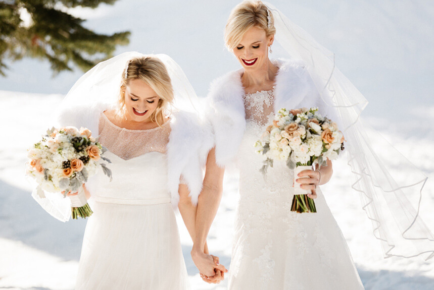Megan Mikayla Lesbian Winter Wedding Theme Walking Image By Katy Weaver Photography Via The Gay Wedding Guide 2 - Six Stylish Same-Sex Winter Weddings Megan Mikayla Lesbian Winter Wedding Theme Walking Image By Katy Weaver Photography Via The Gay Wedding Guide 2 - Six Stylish Same-Sex Winter Weddings Gay Wedding Guide