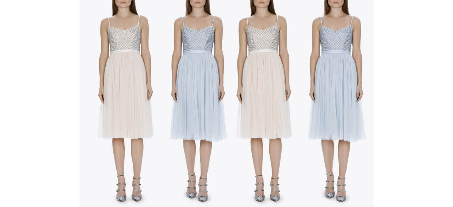 Mixed Or Matched Bridesmaid Dresses Trends 2016 Needle And Thread Via The Gay Wedding Guide 2 - Bridesmaids Dresses: Mixed Or Matched? Mixed-Or-Matched-Bridesmaid-Dresses-Trends-2016-Needle-And-Thread-Via-The-Gay-Wedding-Guide