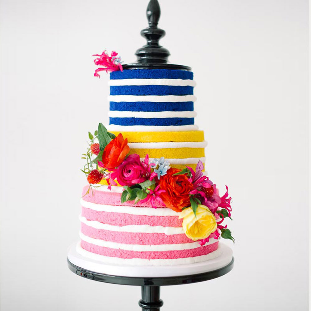 Nake Rainbow Wedding Cake Via Moncherbridals 2 - Top 10 Naked Wedding Cakes Nake Rainbow Wedding Cake Via Moncherbridals 2 - Top 10 Naked Wedding Cakes Gay Wedding Guide