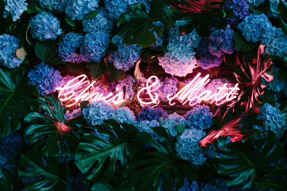 Neon Flower Trends 2019 By Rebel Rebel Wedding Florist Gay Wedding Guide 2 - Wedding Flower Trends 2019 Gay Wedding Guide