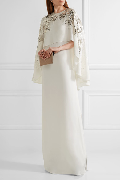 Oscar De La Renta Cape 2 - Ss18 Bridal Trends Oscar De La Renta Cape 2 - Ss18 Bridal Trends Gay Wedding Guide