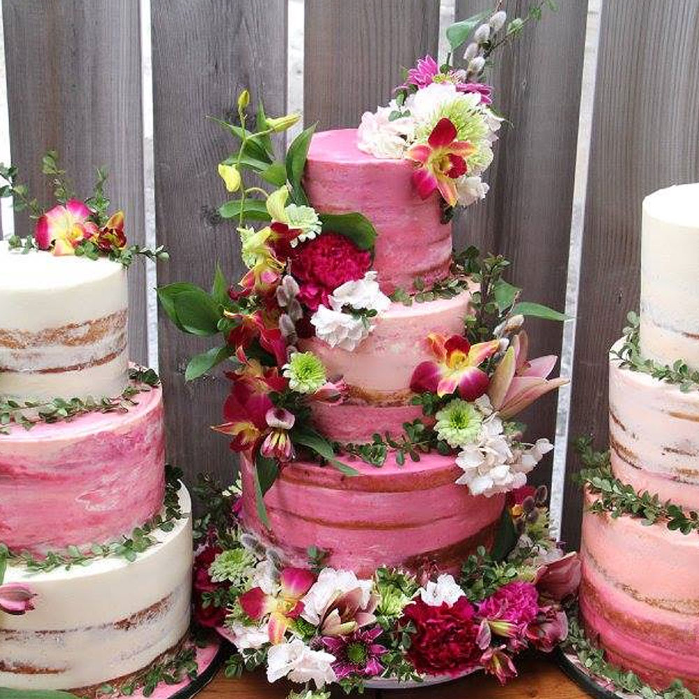 Pink Naked Wedding Cake Copyright By Jennifer Riley 2 - Top 10 Naked Wedding Cakes Pink Naked Wedding Cake Copyright By Jennifer Riley 2 - Top 10 Naked Wedding Cakes Gay Wedding Guide