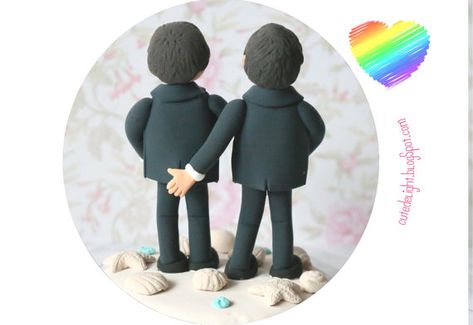 Rainbow Sweet Funny Topper 2 - 40 Awesome Gay Wedding Cake Toppers That Will Make Your Wedding Cake Stand Out Rainbow Sweet Funny Topper 2 - 40 Awesome Gay Wedding Cake Toppers That Will Make Your Wedding Cake Stand Out Gay Wedding Guide