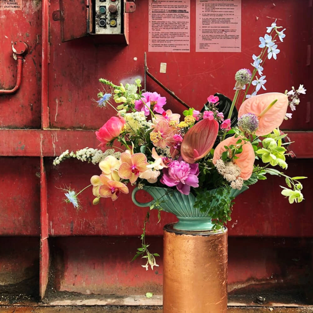 Rebel Rebel Industrial Bouquet 2 - Wedding Flower Trends 2019 Gay Wedding Guide