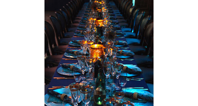 Wedding Table Closeup At Real Gay Wedding Of Marc And Uday Peacock Blue Wedding Theme By Shiraz Events Via The Gay Wedding Guide 2 - Experts At Work: Indian And Peacock Gay Wedding Theme Wedding-Table-Closeup-At-Real-Gay-Wedding-Of-Marc-And-Uday-Peacock-Blue-Wedding-Theme-By-Shiraz-Events-Via-The-Gay-Wedding-Guide