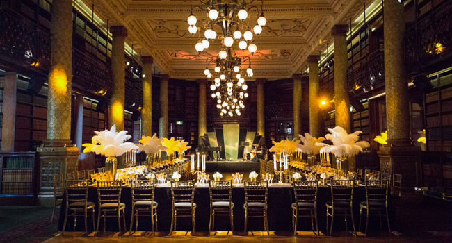 Wedding-Breakfast-Table-Dressing-In-Yellow-And-White-Plumes-By-Shiraz-Events-Gay-Wedding-Planners-Uk-And-Us