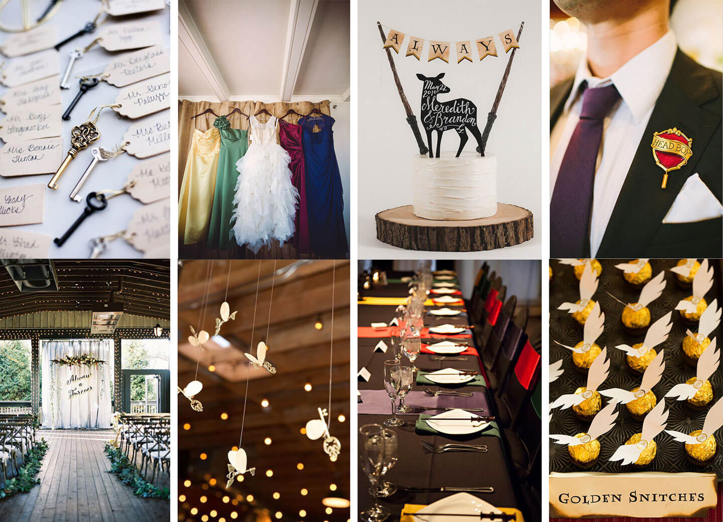 Book-Inspired Wedding Themes - Harry Potter