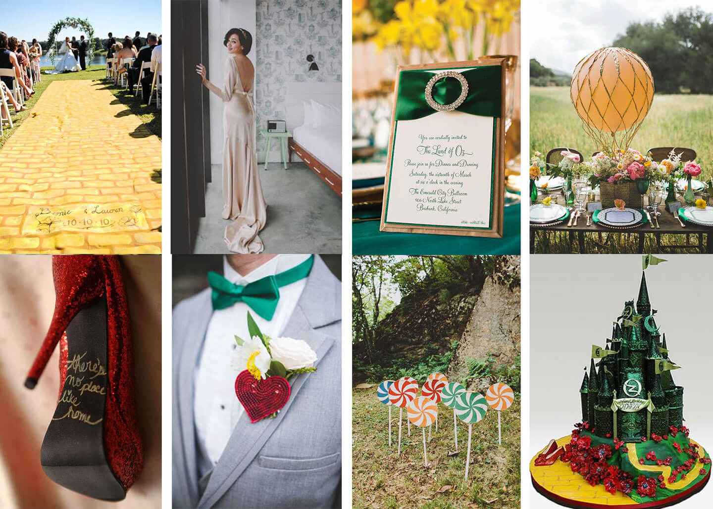 Book-Inspired Wedding Themes - Wizard Of Oz