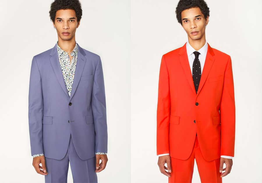 Block Colour Suits Grooms Trends 2218 Paul Smith 2 - Groomswear Trends Block Colour Suits Grooms Trends 2218 Paul Smith 2 - Groomswear Trends Gay Wedding Guide